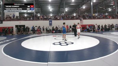 67 kg 3rd Place Match - Richie Clementi, Southeastern Wrestling Club vs Noah Manuel Tapia, Blue & Gold Wrestling Club