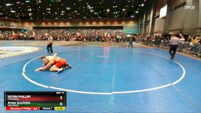 215 lbs Cons. Round 6 - Ryan Sulpizio, University vs Wynn Phillipi, Coronado