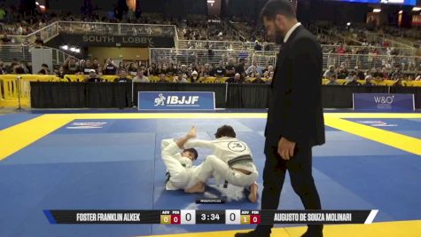Augusto De Souza Molinari vs Foster Franklin Alkek 2025 Pan Kids Jiu-Jitsu IBJJF Championship