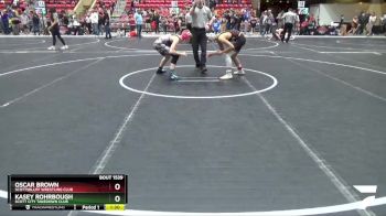 110 lbs Cons. Round 4 - Oscar Brown, Scottsbluff Wrestling Club vs Kasey Rohrbough, Scott City Takedown Club