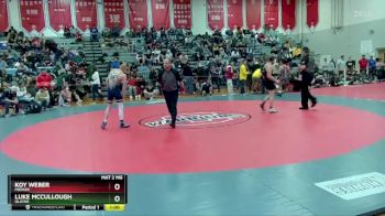 126 lbs Cons. Round 2 - Luke McCullough, Olathe vs Koy Weber, Meeker