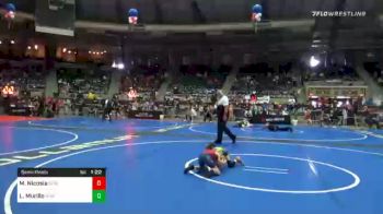 52 lbs Semifinal - Michael Nicosia, Steel Valley Renegades vs Leonidas Murillo, Vhw