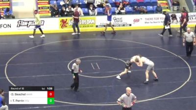 172 lbs Round Of 16 - Denyn Beachel, Warrior Run vs Teegan Perrin, Titusville