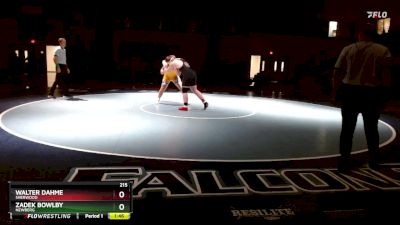 215 lbs 1st Place Match - Walter Dahme, Sherwood vs Zadek Bowlby, Newberg