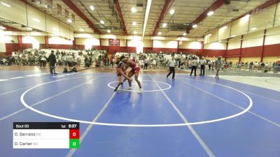 157 lbs Consolation - Oscar Serrano, Rhode Island College vs Dillon Carter, Rhode Island College