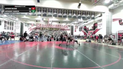 113 lbs Semifinal - Jayson Silvas, Carter High School vs Anthony Garcia, Terriers