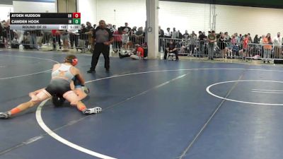 120 lbs Round Of 32 - Ayden Hudson, OH vs Camden Hook, IN