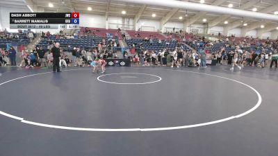 49 lbs Quarters - Dash Abbott, JWC vs Barrett Mamalis, Green River Grapplers