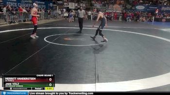 D 3 113 lbs Champ. Round 1 - Merritt Vandersteen, St. Mary`s vs Jake Volz, Archbishop Hannan