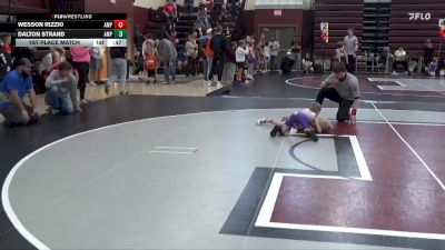 B-5 lbs 1st Place Match - Dalton Strand, Alburnett Mat Pack vs Wesson Rizzio, Alburnett Mat Pack