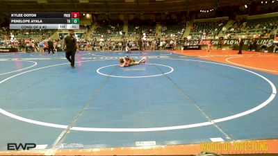 98 lbs Consi Of 8 #2 - Kylee Ooton, Prodigy Elite Wrestling vs Penelope Ayala, Team Nazar