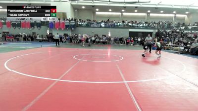 106 lbs Round Of 16 - Brandon Campbell, Southington vs Sean Sevigny, Notre Dame-West Haven