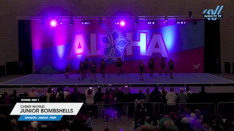 Cheer World - Junior Bombshells [2024 L2.2 Junior - PREP Day 1] 2024 Aloha Baton Rouge Showdown