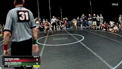 130 lbs Placement (4 Team) - Stetson Gabel, POWA vs Micah Engelman, Mat Assassins Black