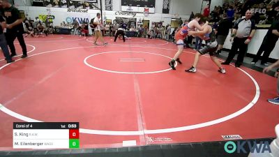 160 lbs Consi Of 4 - Sterling King, R.A.W. vs Mason Eilenberger, Wagoner Takedown Club