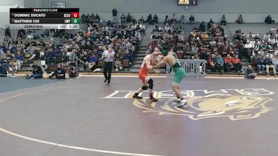 133 lbs Semifinal - Matthew Chi, Wisconsin-Parkside vs Dominic Ducato, St. Cloud State