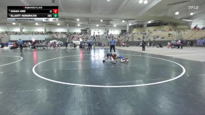 60 lbs Quarterfinal - Jonah Ard, Iron Knights vs Elliott Hendricks, Hilltopper Wrestling Club