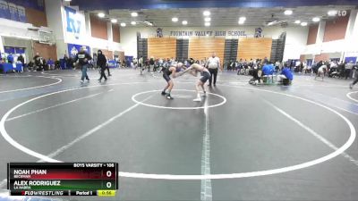 106 lbs Cons. Round 3 - Alex Rodriguez, La Habra vs Noah Phan, Beckman