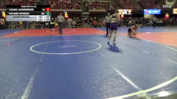 186 lbs Quarterfinal - Holden Hoiness, Billings Wrestling Club vs Logan Lachenmeier, Project Wrestling
