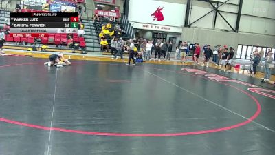 133 lbs Quarterfinal - Parker Lutz, Unattached vs Dakota Fenwick, Carl Albert