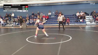 184 lbs Cons. Round 1 - Ramon Arredondo, Concordia (Neb.) vs Tyler Ziek, Colorado State University - Pueblo