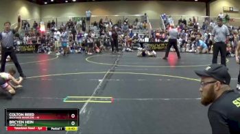 70 lbs Round 1 (6 Team) - Brcyen Hein, SWAT Gold vs Colton Reed, Backyard Brawlers