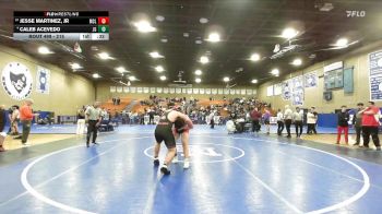 215 lbs 5th Place Match - Jesse Martinez, Jr, McLane vs Caleb Acevedo, Justin Garza