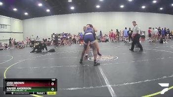 130 lbs Finals (8 Team) - Josh Brown, Reapers vs Xavier Anderson, Southern Wolves
