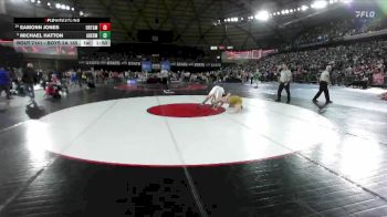 Boys 2A 165 lbs Champ. Round 1 - Michael Hatton, Aberdeen vs Eamonn Jones, Orting