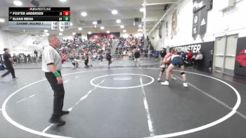 175 lbs Champ. Round 1 - Elijah Mejia, Quartz Hill vs Foster Andersen, JSerra