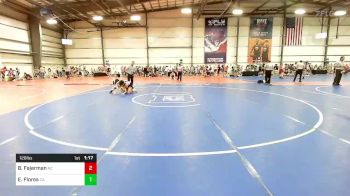 126 lbs Round Of 16 - Brandt Fajerman, NC vs Elijah Flores, CA