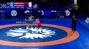 74 kg Round Of 16 - Vladimeri Gamkrelidze, GEO vs Patryk Kostrzewski, POL