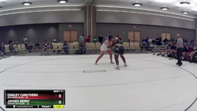 288 lbs Round 3 (8 Team) - Jayden Berry, Kansas Rattlers vs Oakley Caruthers, Oklahoma Elite