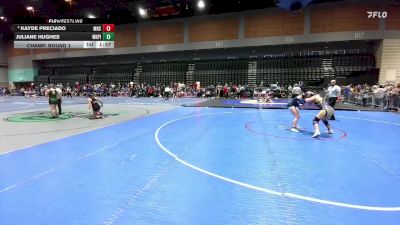140 lbs Champ. Round 1 - Juliane Hughes, White Pine vs Kayde Preciado, Millikan