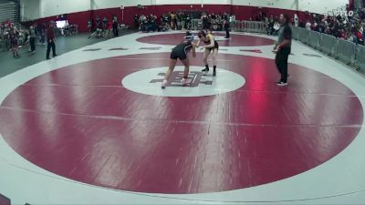 120 lbs Round 2 - Hailey Borland, Thomas Jefferson (Girls) vs Addisyn Vogel, SLAM! NEVADA