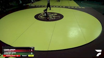 115 lbs Placement (4 Team) - Carsten Rath, Hutchinson vs Cohen Green, Grand Rapids