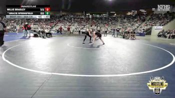 G5A-130 lbs Champ. Round 1 - Gracie Springfield, HEAVENER (Girls) vs Millie Bradley, TUTTLE (Girls)