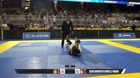 Sarai Brooklyn Danielle Ramos vs Paige Nicole Del Rosario Santiag 2025 Pan Kids Jiu-Jitsu IBJJF Championship