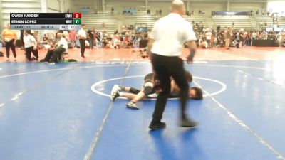 126 lbs Rr Rnd 3 - Owen Hayden, Sly Fox - HSB vs Ethan Lopez, Whitted Trained National Dual Team - HSB