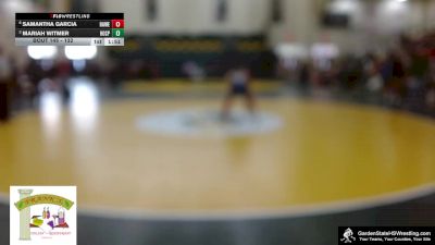 132 lbs Semifinal - Samantha Garcia, Hamilton West vs Mariah Witmer, Holy Spirit