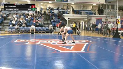 149 lbs Quarterfinal - Gage Owen, American vs Kaemen Smith, Navy