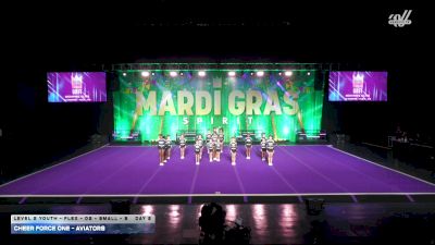 Cheer Force One - Aviators [2026 L2 Youth - Flex - D2 - Small - B Day 2] 2026 Mardi Gras Grand Nationals