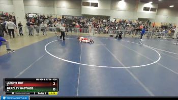 120 lbs Champ. Round 2 - Bradley Hastings, AL vs Jeremy Huf, IL