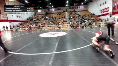 120 lbs Semifinal - Hayden Bohannon, Natrona County vs Caleb Lawrence, Star Valley