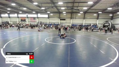 78 lbs Semifinal - Julian Lawrence, Redwave WC vs Nikolai Tibbs, Ravage WC