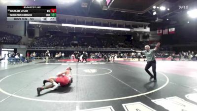 120 lbs 7th Place Match - Kayleb Chao, West Campus vs Shelton Hirsch, Edison