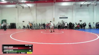 215 lbs Champ. Round 1 - Kros Jones, Midwest Xtreme Wrestling vs Caden Bays, Sullivan Wrestling Clun