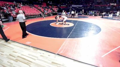 3A 175 lbs Quarterfinal - Luke Zook, Yorkville (H.S.) vs Fabian Ramirez, Elgin (H.S.)