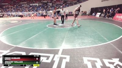 5A-190 lbs Quarterfinal - Gregory Wallace, Hillsboro vs Orinn Hubbard, Redmond