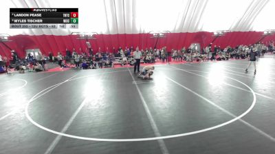 12U Boys - 70 lbs Semis - Myles Tischer, Wisconsin vs Landon Pease, Team Nazar Training Center